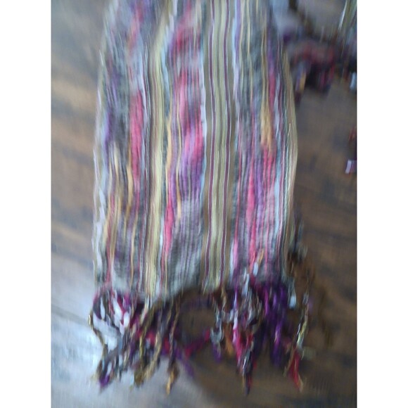 Multi colored womens scarf - Picture 2 of 2